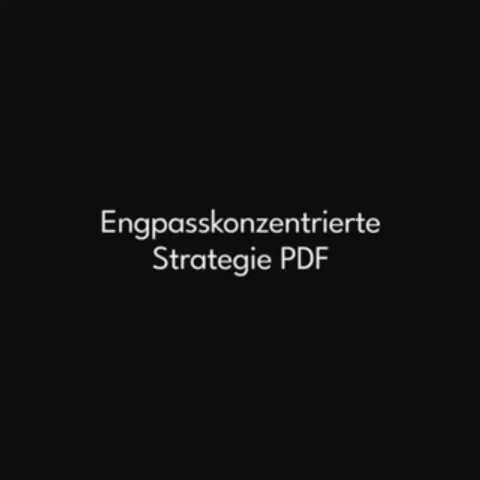 About engpasskonzentrierte strategie pdf sammlung