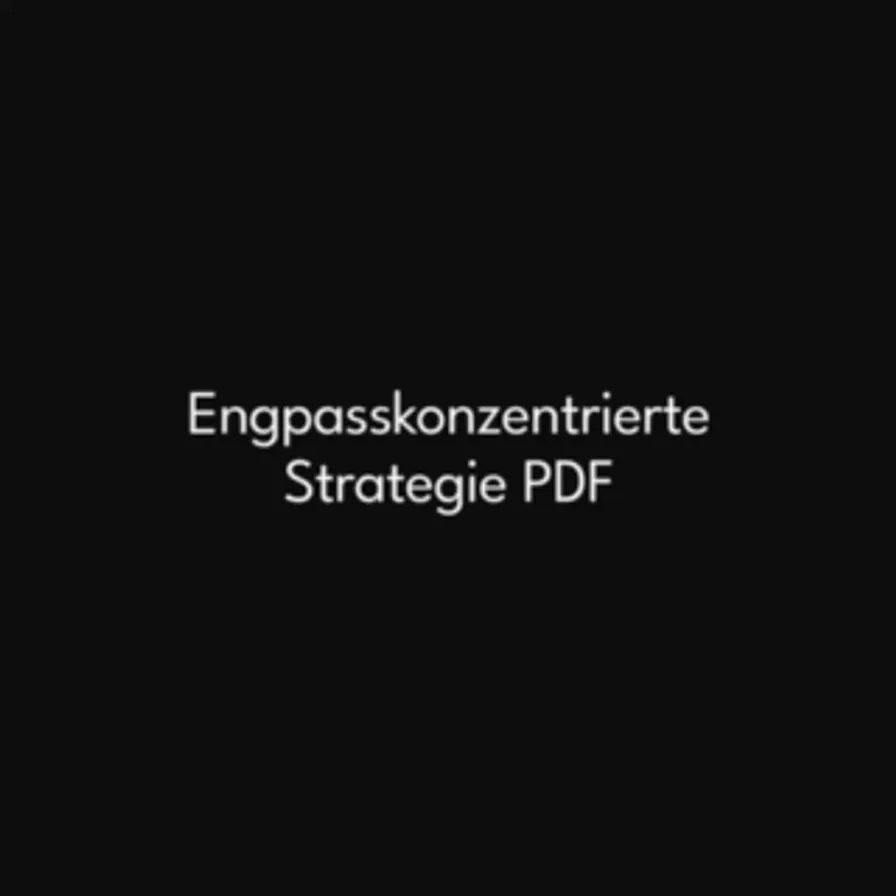 Engpasskonzentrierte Strategie PDF Sammlung